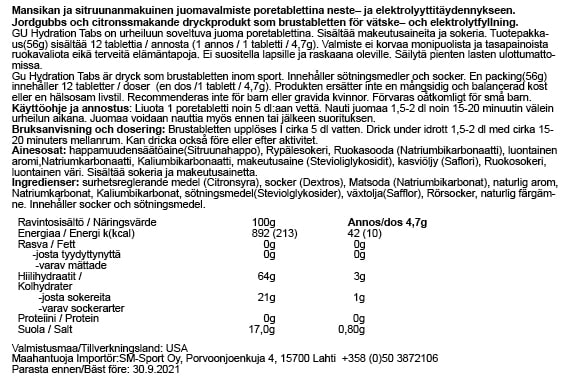 GU Hydration Drink Tabs - Strawberry Lemonade - Image 2