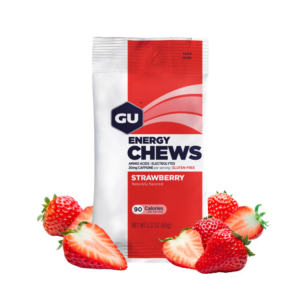 GU Energy Chews energiakarkki - Strawberry