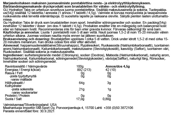 GU Hydration Drink Tabs - Triberry - Image 3