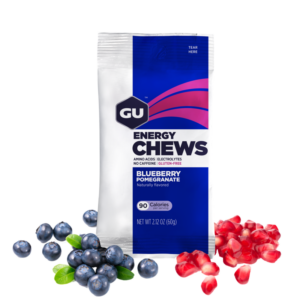 GU Energy Chews ENERGIAKARKKI Blueberry Pomegranate