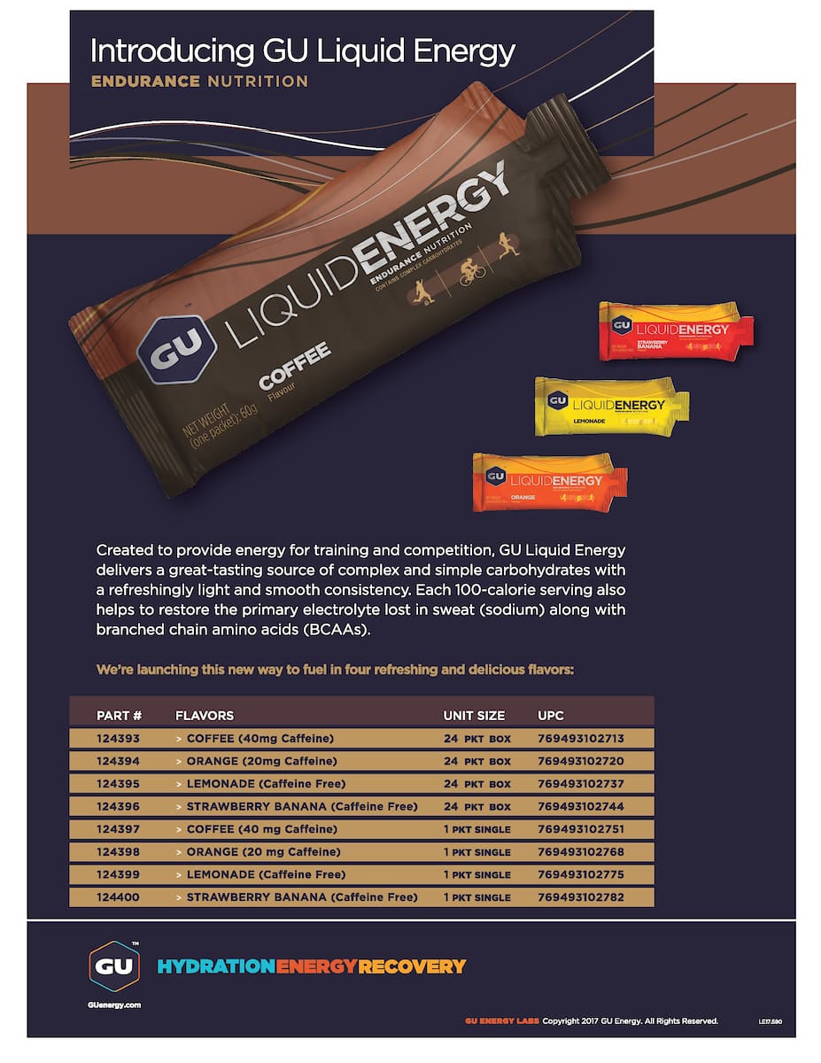 GU Liquid Energy geeli laatikko (12 kpl) - Lemonade - Image 2