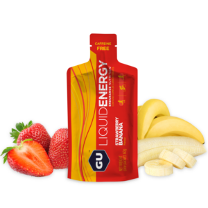 GU Liquid Energy geeli laatikko (12 kpl) - Strawberry-banan