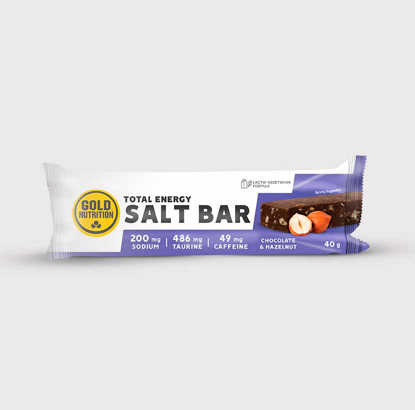 Gold Salt Endurance bar Suklaa-Hasselpähkinä 40g (laatikko / 15 kpl)